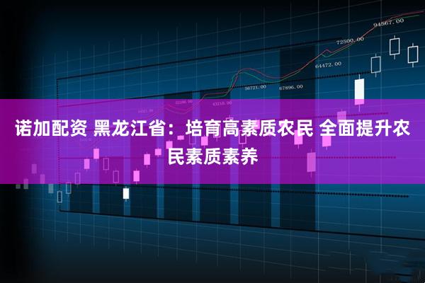 诺加配资 黑龙江省:培育高素质农民 全面提升农民素质素养